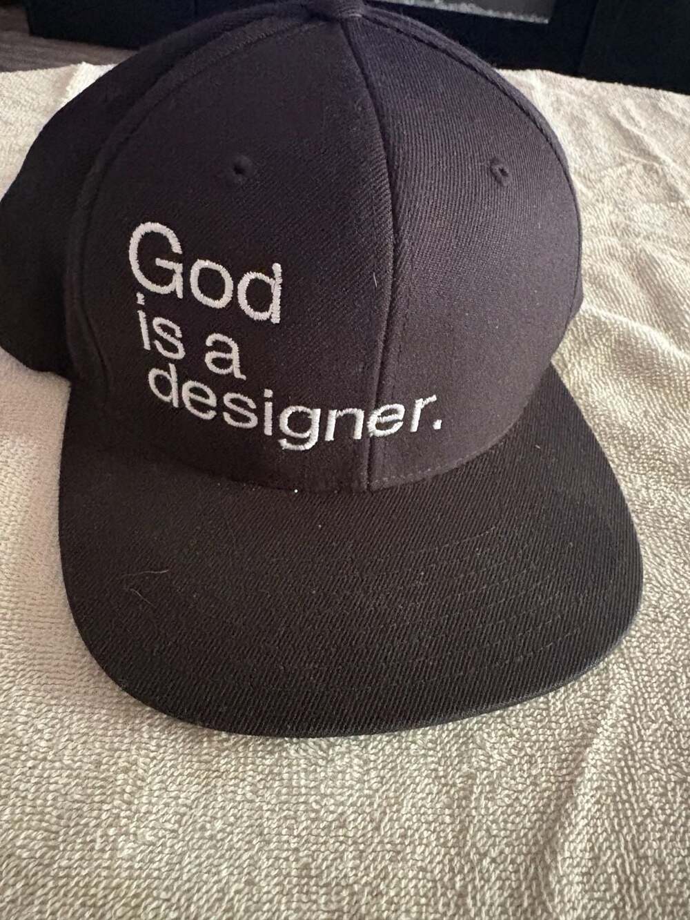 God is a designer. Original 6P Snapback Cap